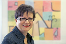 TSR:n viestintpllikk Marja-Leena Jylh. Foto: PATRIK LINDSTRM