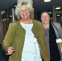 Margareta Winberg ja Marianne Laxén. Foto: HELI SAARELA