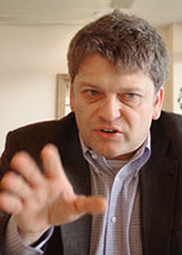 Saksan IG Metallin tutkija Jupp Legrand. Foto: JUSSI TUORMAA