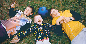 Ismail, Baha ja Ruslan. Foto: REINO KAIVOLA
