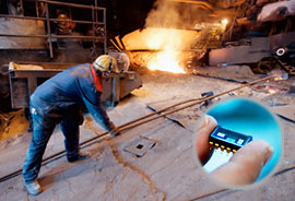 Metalliteollisuus on kaikkea masuunist� elektroniikkaan. Foto: PATRIK LINDSTR�M