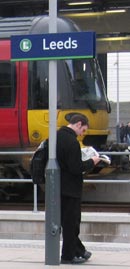 Leedsin rautatieasemalta Britanniasta. Foto: MARI KARJALAINEN