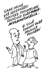 Piirros. MARKKU HUOVILA