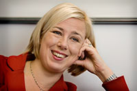 Sdp on palkansaajapuolue ja osa ty�v�enliikett�, m��rittelee Jutta Urpilainen. Foto: TUULIKKI HOLOPAINEN