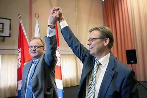 SAK:n valtuusto valitsi Lauri Lylyn maan merkittvvimman tymarkkinajohtajan paikalle SAK:n puheenjohtajaksi Lauri Ihalaisen jdess elkkeelle. Foto: TUULIKKI HOLOPAINEN 