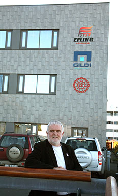 ASn pj Gylfi Arnbjrnssonin mukaan EU-jsenyys loisi luottamusta. Foto: RBERT GTSSON