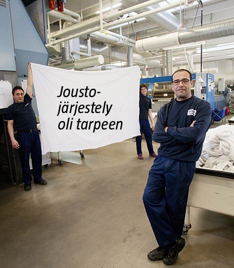 Joustojrjestely oli tarpeen. Foto: ROBERT SEGER