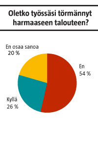 Harmaa talous -kyselyn tulos