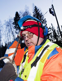 Empower Oy:n tyntekijiden ptoiminen pluottamusmies Jyrki Vainio. Kuva: Robert Seger